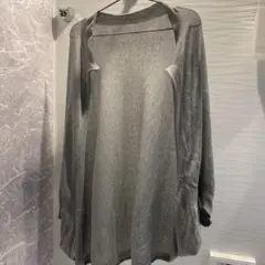 無印良品UVカット　フレンチリネン　ボレロ　生成り