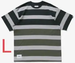 Wtaps LANE SS COTTON Green ディセンダント ボーダー