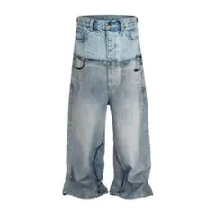新品 Thugclub xudog rickowens レイヤードデニム　y2k