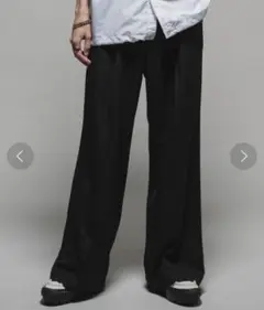 【CasperJohn】 Wool mix semi baggy slacks