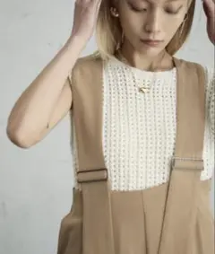 DFFUR. メッシュニットベスト