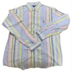 【新品・未使用】Ralph Lauren ボタンダウンシャツ ストライプ
