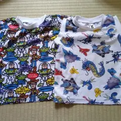 トイ・ストーリー＆ポケモン Tシャツ 100cm