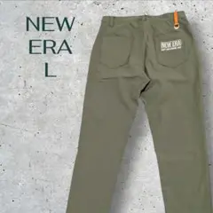 ニュー・エラ　スポーツパンツ　ゴルフパンツ　ストレッチ　カーキ　Lサイズ
