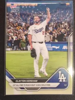 Clayton Kershaw 3,000奪三振達成カード