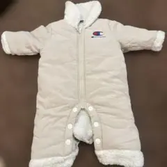 Champion ベージュ ジャンプスーツ 70サイズ