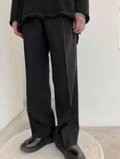 2TUCK SLIM FLARE SLACKS 44