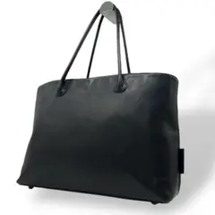 良品 1219 ツモリチサト トートバッグ レザー ブラック A4