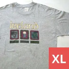 XL　Tシャツ　Ireland　シングルステッチ　ケルト　アイルランド　V30