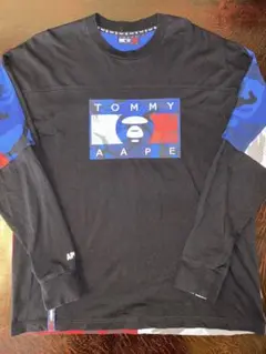 美品 アベイシングエイプ トミージーンズコラボ スウェット ブラック Mサイズ 2025年最新】tommy jeans apeの人気アイテム - メルカリ