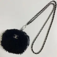 CHANEL シャネル ココネージュ チェーン バッグ クラッチ ブラック