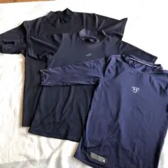 Under Armour／ZETT／sskアンダーシャツ 半袖・長袖　3枚組