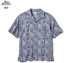 ユニクロ UNIQLO×レインスプーナー オープンカラーシャツ半袖 M