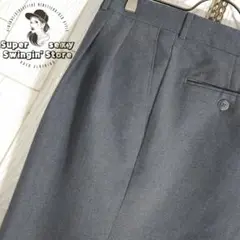 人気 リーバイス ツータック スラックス グレー W33L30相当 ヴィンテージ