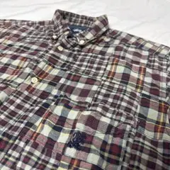 90s stussy チェックシャツ ライオン
