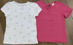 H&M Tシャツ2枚セット　女の子　90cm