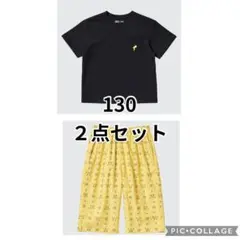 ポケモン　半袖Tシャツ　ステテコ 130サイズ　２点セット