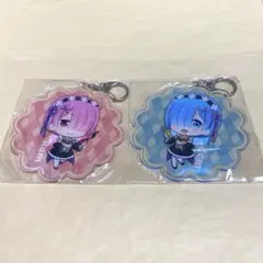 Re:ゼロから始める異世界生活 ばくだん焼き本舗 アクキ（2種）レム & ラム