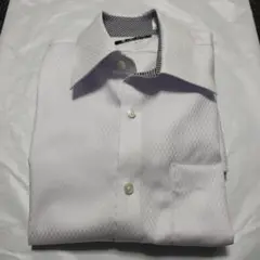 ノンアイロン　綿　レギュラー　ワイシャツ　　M　アオキ　39-82　薄紫色