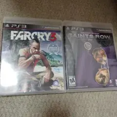 PS3ソフトFar Cry 3 & Saints Row Ⅳ 海外版　2本セット
