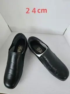 Parco パルコ　神戸シューズ　スリッポン 本革　日本製　婦人靴　24cm