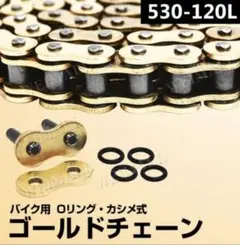 バイクチェーン 530-120L Oリング ドライブチェーン