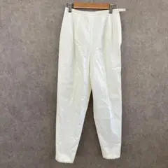 【新品未使用】SALOCK（7）スラックスパンツ＊テーパード＊裾レース＊オフィス