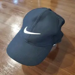 Nike ブラックキャップ 通気性メッシュ