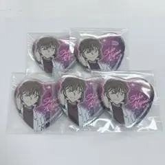 宮野志保　ハート缶バッジ
