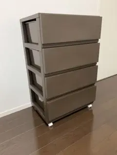 ニトリ　NITORI　ワイドチェスト デコニーCV2(4段 ダークブラウン)