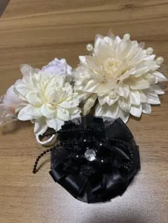 花モチーフブローチ3点セット