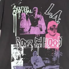 Tシャツ 黒 ムービーT ラップT ボーイズン・ザ・フッド Lサイズ