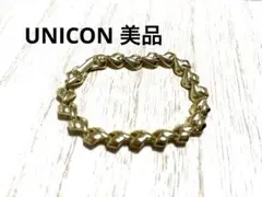 美品　UNICON ゴールドカラー ブレスレット チェーンリンク