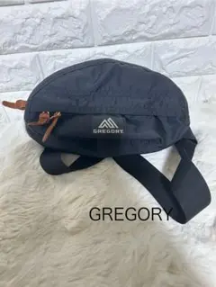 GREGORY ブラック ボディバッグ