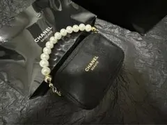 数量限定大人気シャネルノベルティポーチブラックパール可愛い