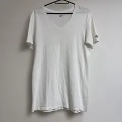 ハリウッドランチマーケット Vネック 半袖 Tシャツ 白 M