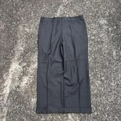 60s vintage ウールスラックス タロンジップ ダークグレー