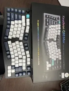 Keychron Q10 Max 75%アリス型キーボード（バナナ軸）