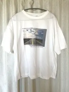 【新品未使用】un dix cors フォトプリントＴシャツ