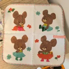 新品未使用♡くまのがっこう タオルハンカチ ジャッキー 丸眞