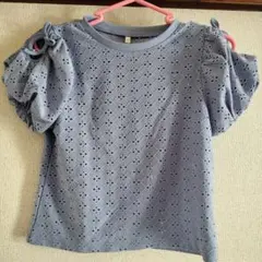 GU140サイズ パフスリーブフリル付き ほぼ新品 お値下げしました‼️