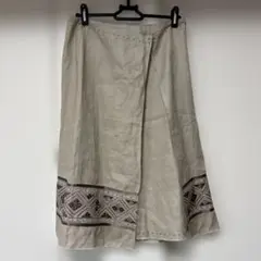 ボールジィ❤︎麻生地刺繍スカート⭐︎美品！