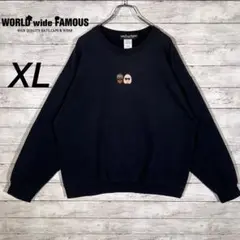 希少　WWF WORLD WIDE FAMOUS カニエ夫妻　スウェット 2025年最新】WORLD WIDE FAMOUS メンズ トレーナー・スウェット