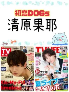 清原果耶 初恋DOGs TVガイド TV LIFE 切り抜き