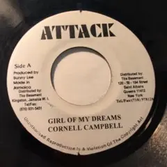 Cornell Campbell - Girl Of My Dreams 7"