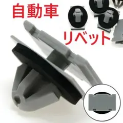 [9個リベット]クリップ車フェンダー留め具ドア内装ピンパネル内張りプラスチック