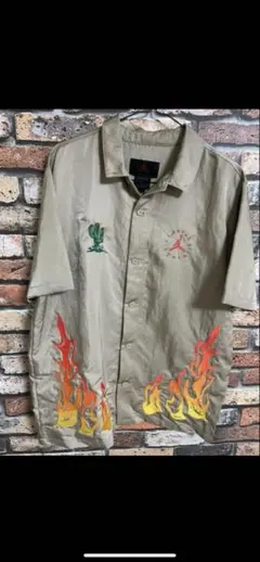 cactusjack button down shirt khakidesert