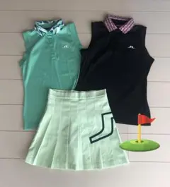 LINDEBERG リンドバーグゴルフ シャツ2枚　スカート　3点セット