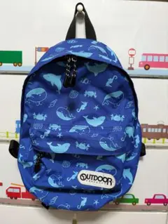 OUTDOOR 海洋生物プリント リュック