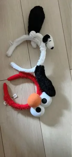 エルモ スヌーピー カチューシャセット